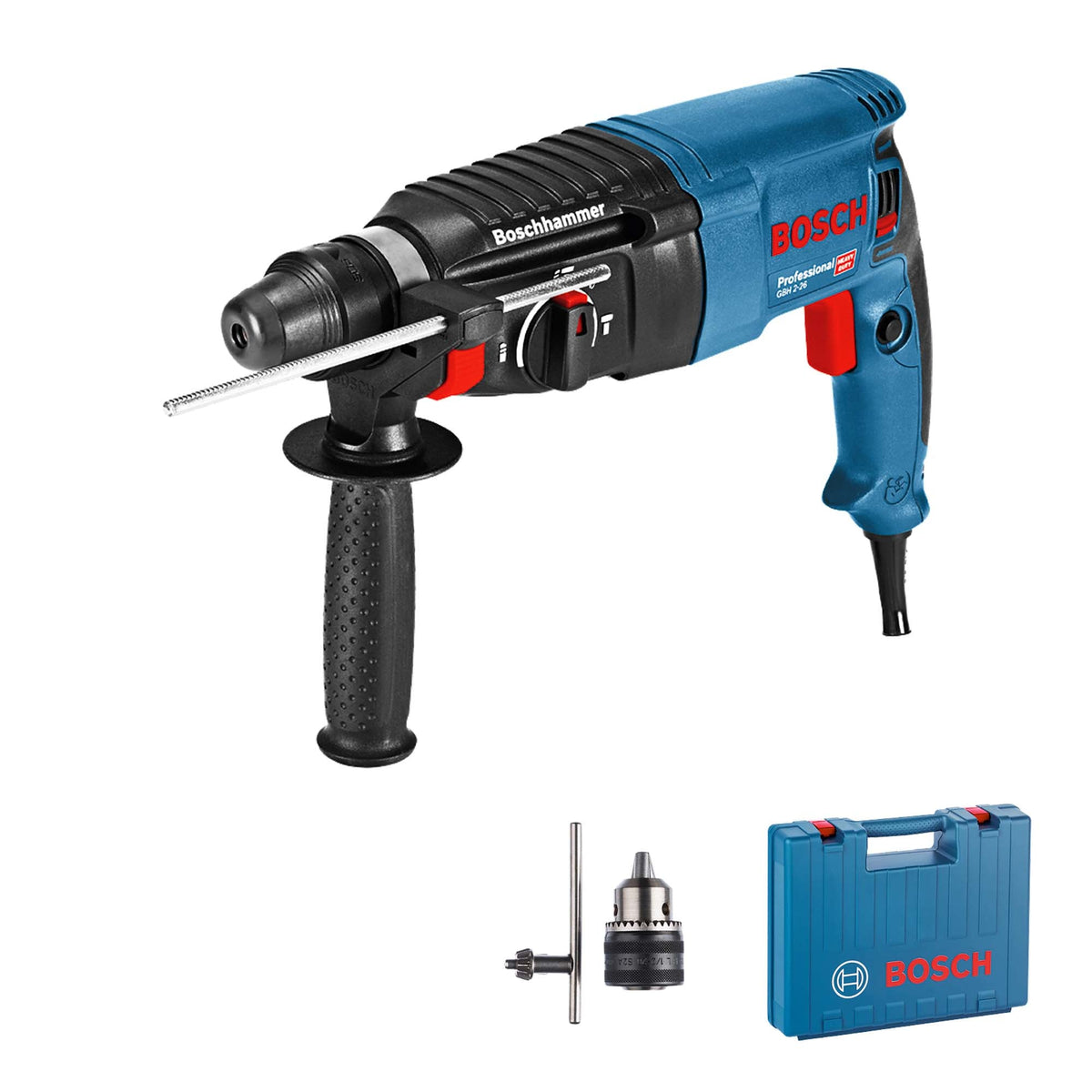 Tassellatore Bosch GBH 2-26 830W Doppio Mandrino