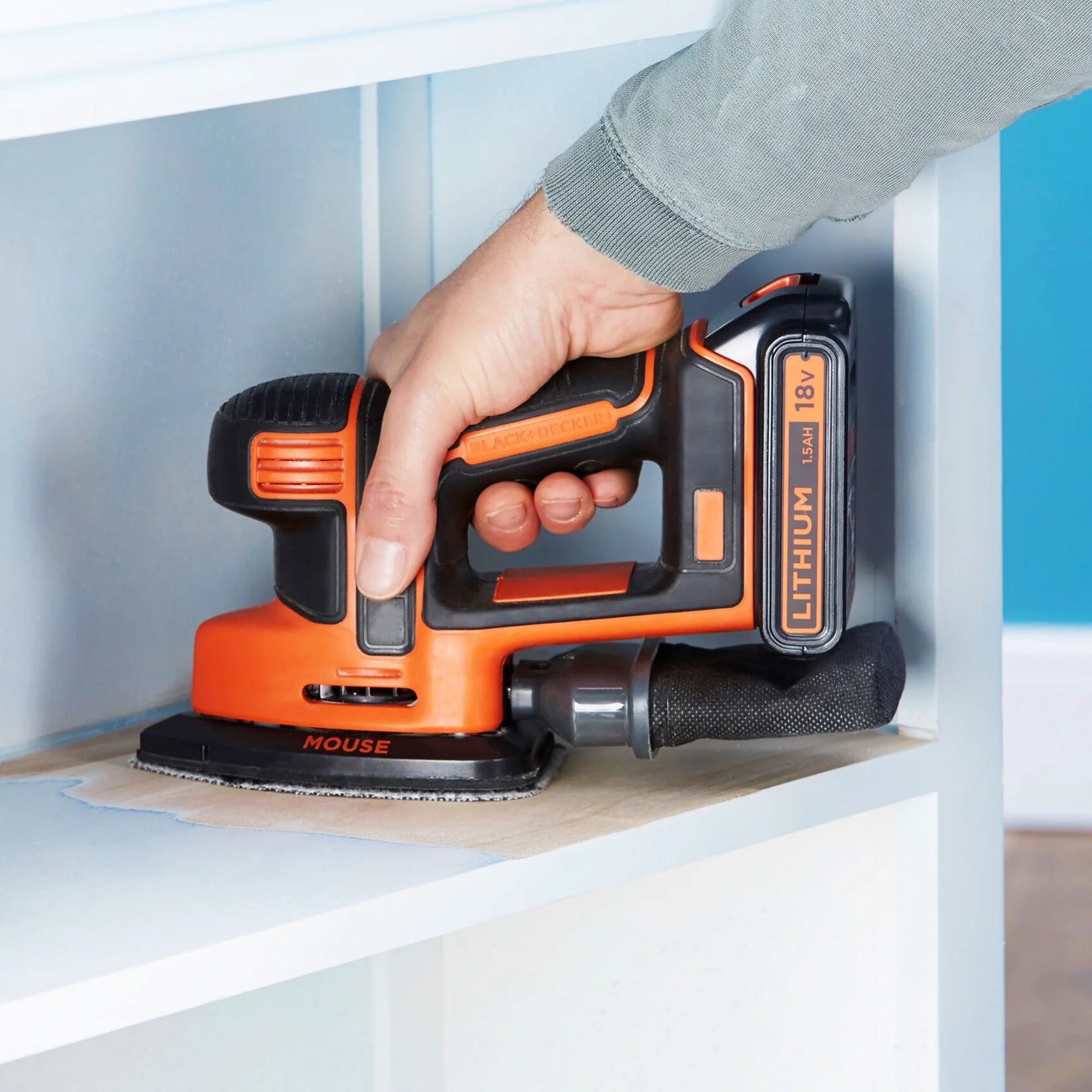 Levigatrice mouse Black+Decker BDCDS18-QW 18V 2Ah