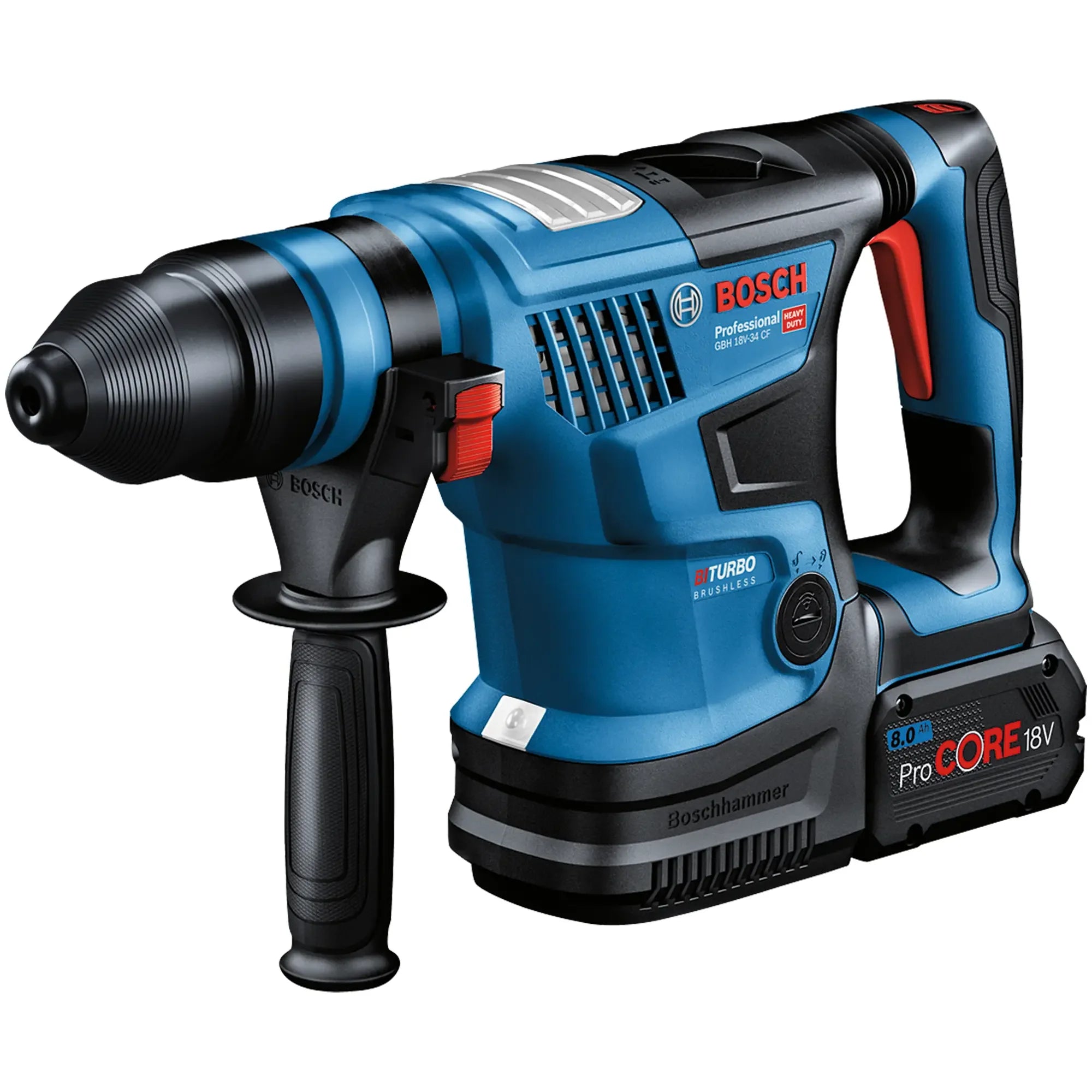 Martello a batteria Bosch GBH 18V-34 CF 8Ah