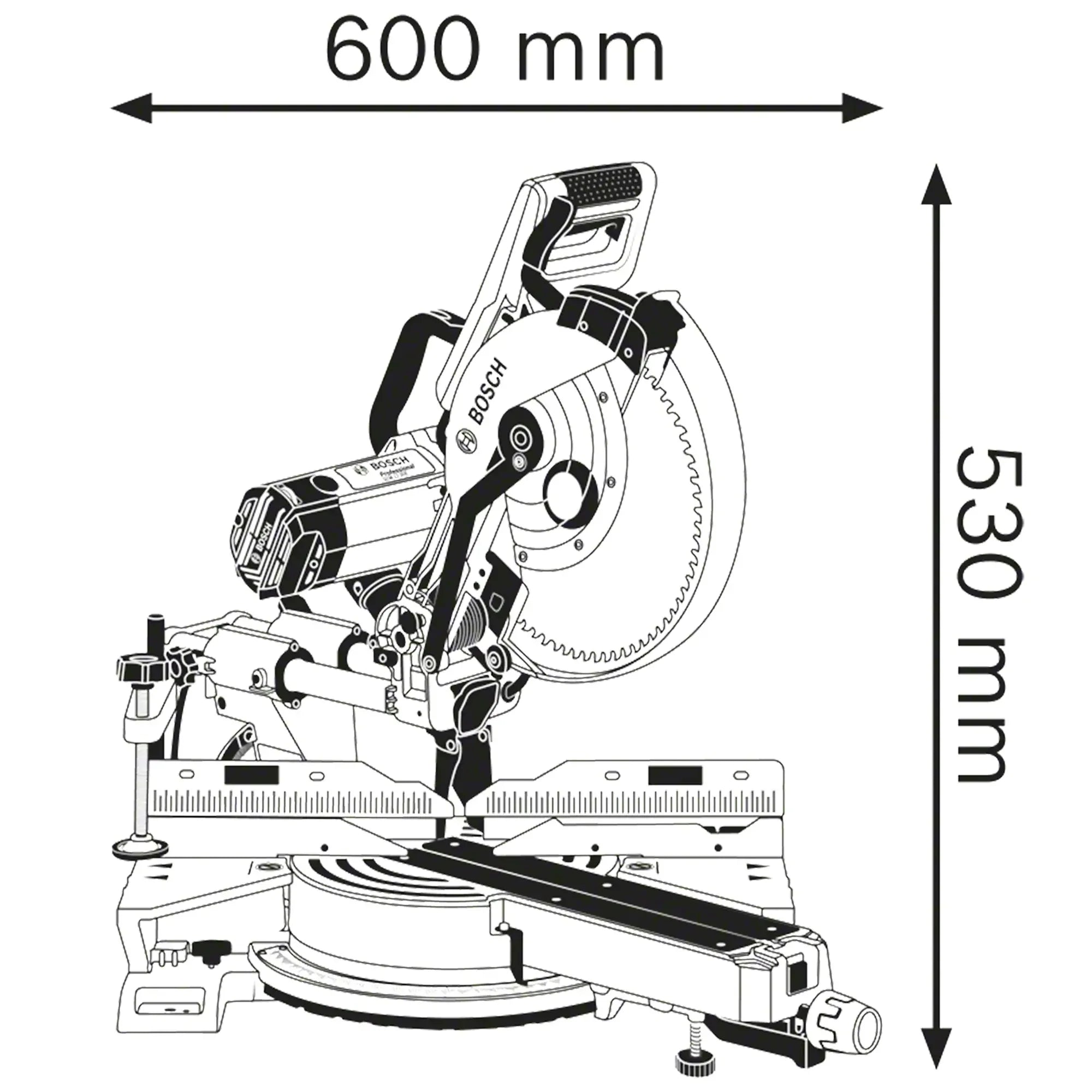 Troncatrice radiale Bosch GCM 12 SDE