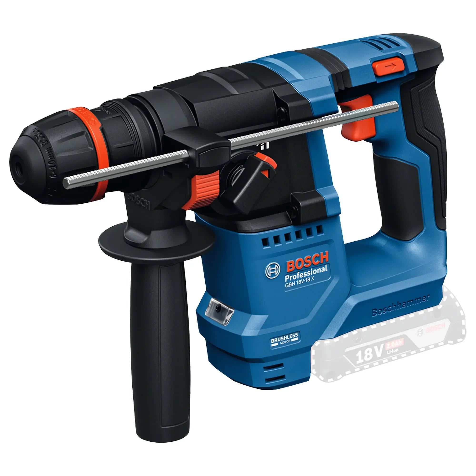 Martello Perforatore Bosch GBH 18V-18 X PRO 18V