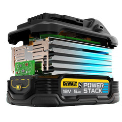 Batteria XR POWERSTACK Dewalt DCBP518-XJ 18V 5Ah