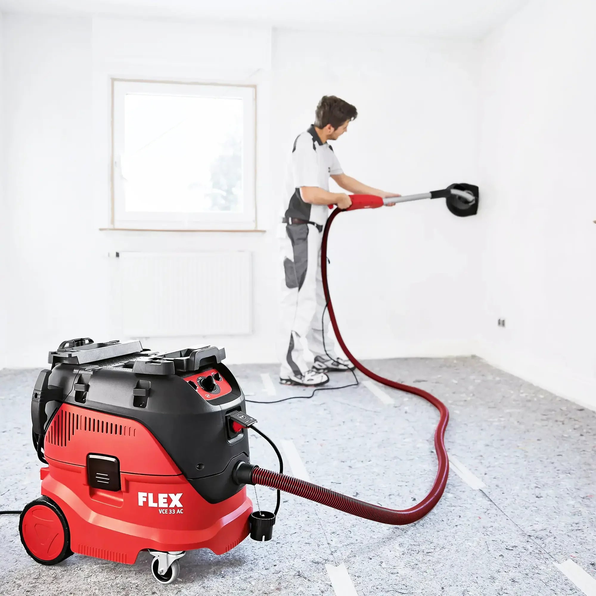 Levigatrice aspirapolvere Flex GE 6 X-EC + VCE 33 M AC Set + Carta abrasiva