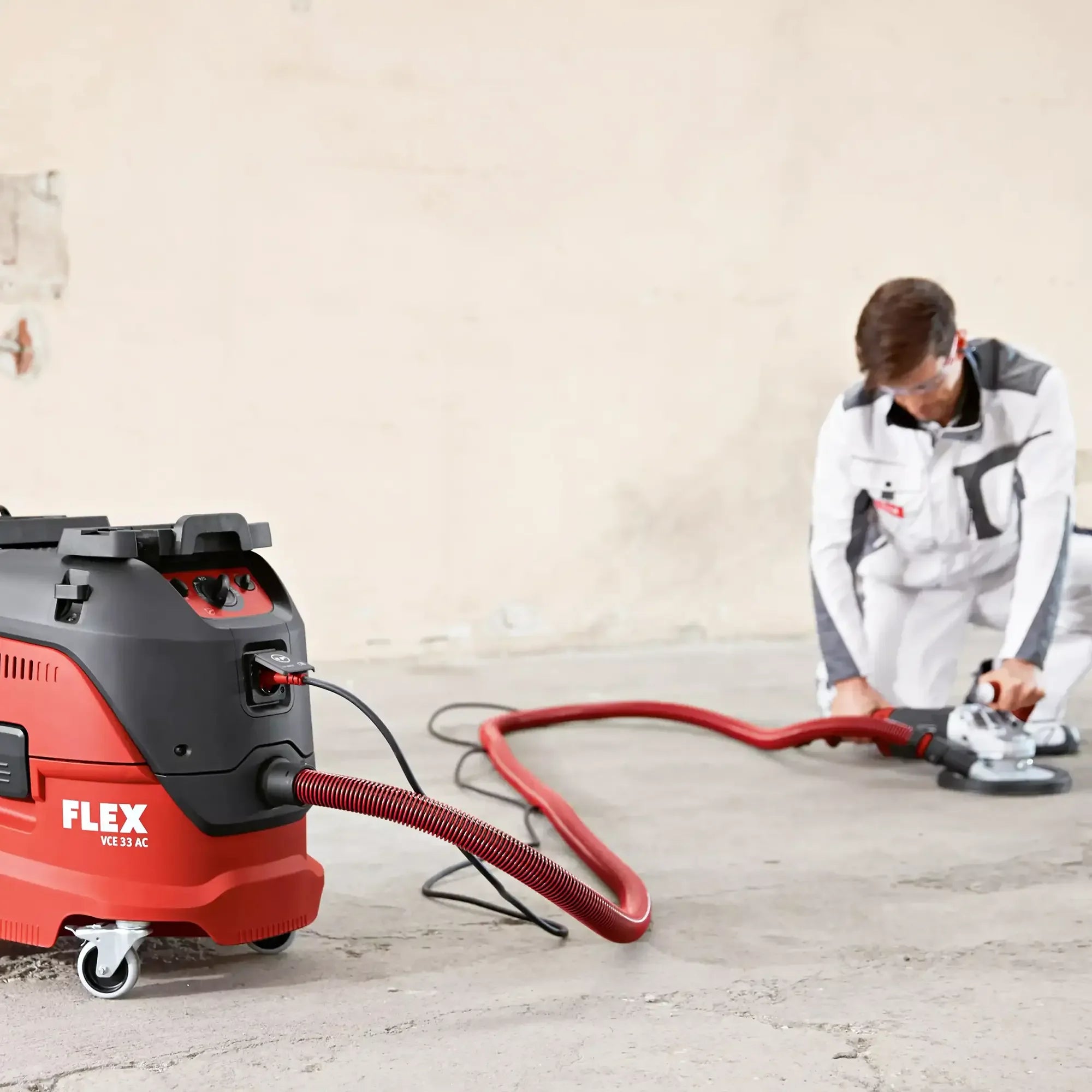 Levigatrice aspirapolvere Flex GE 6 X-EC + VCE 33 M AC Set + Carta abrasiva