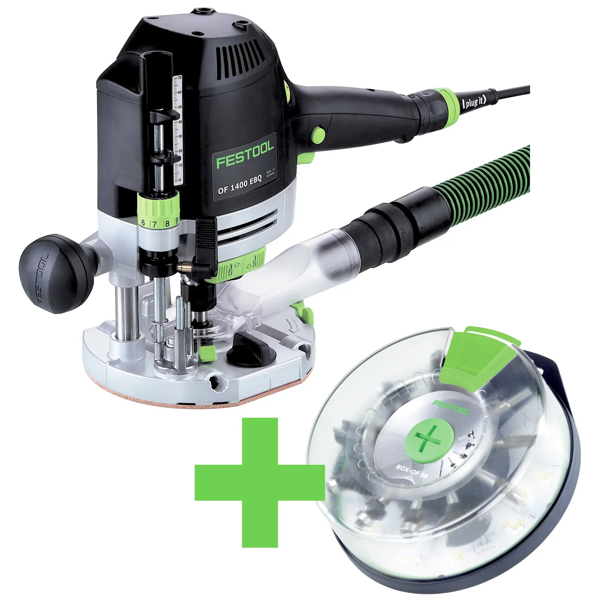 Fresatrice Festool OF 1400 EBQ-Plus + Box-OF-S