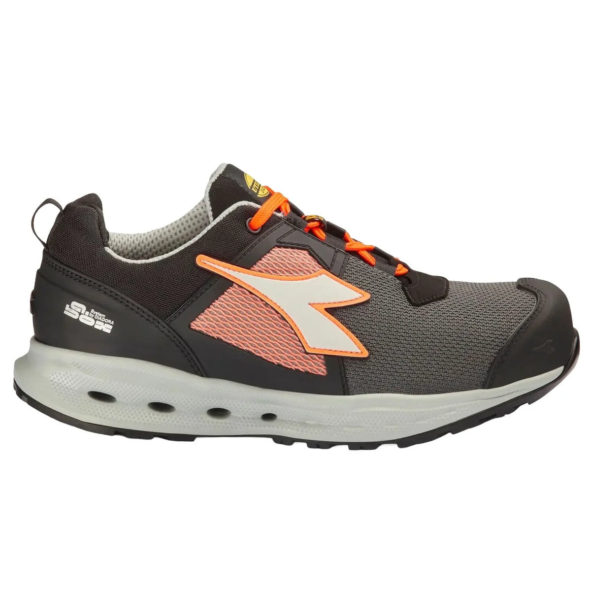 Scarpa Antinfortunistica Diadora Glove A.Box Low Ghost S1PS Orange Fluo