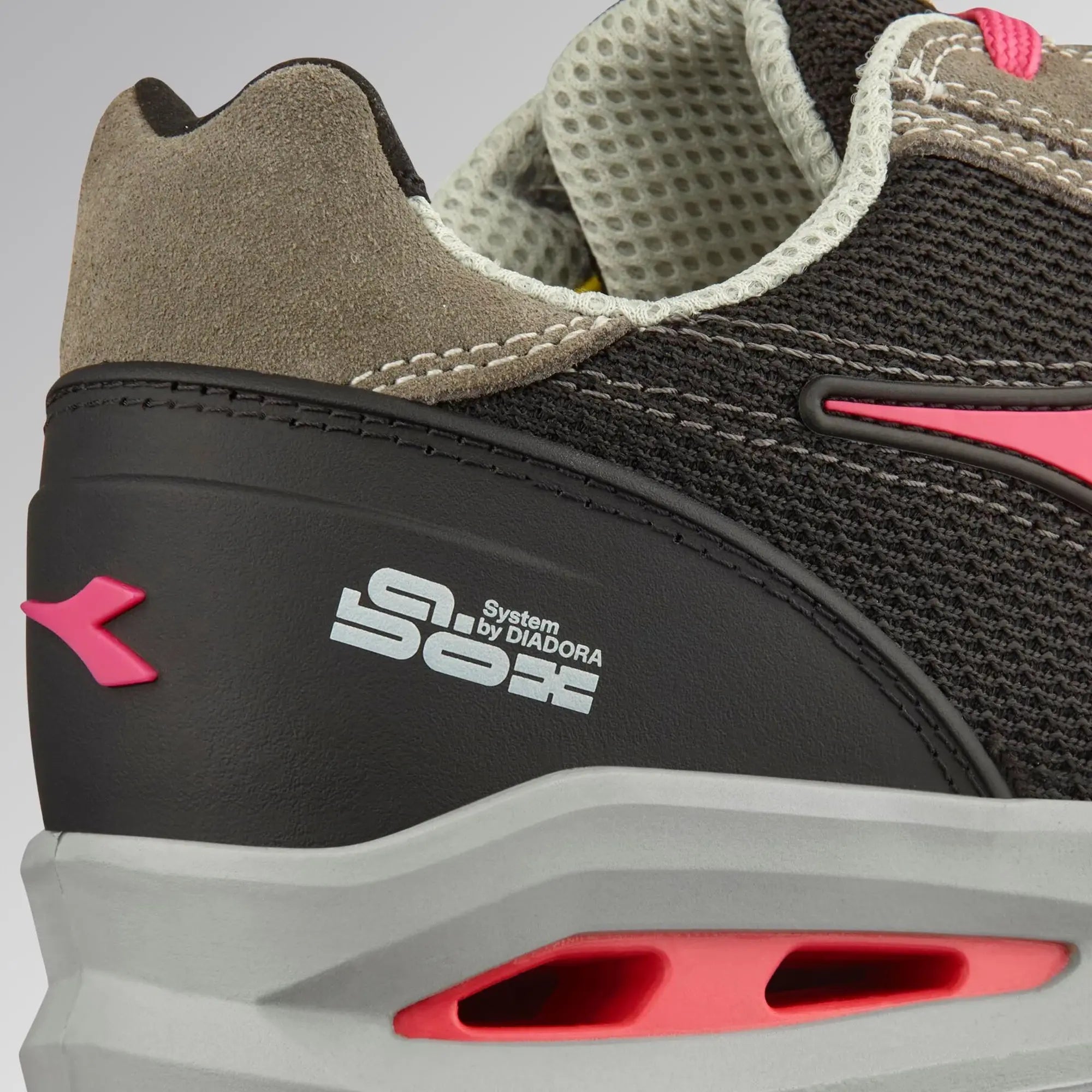 Scarpa Antinfortunistica Diadora Run A.Box Lox S1PS Smoke