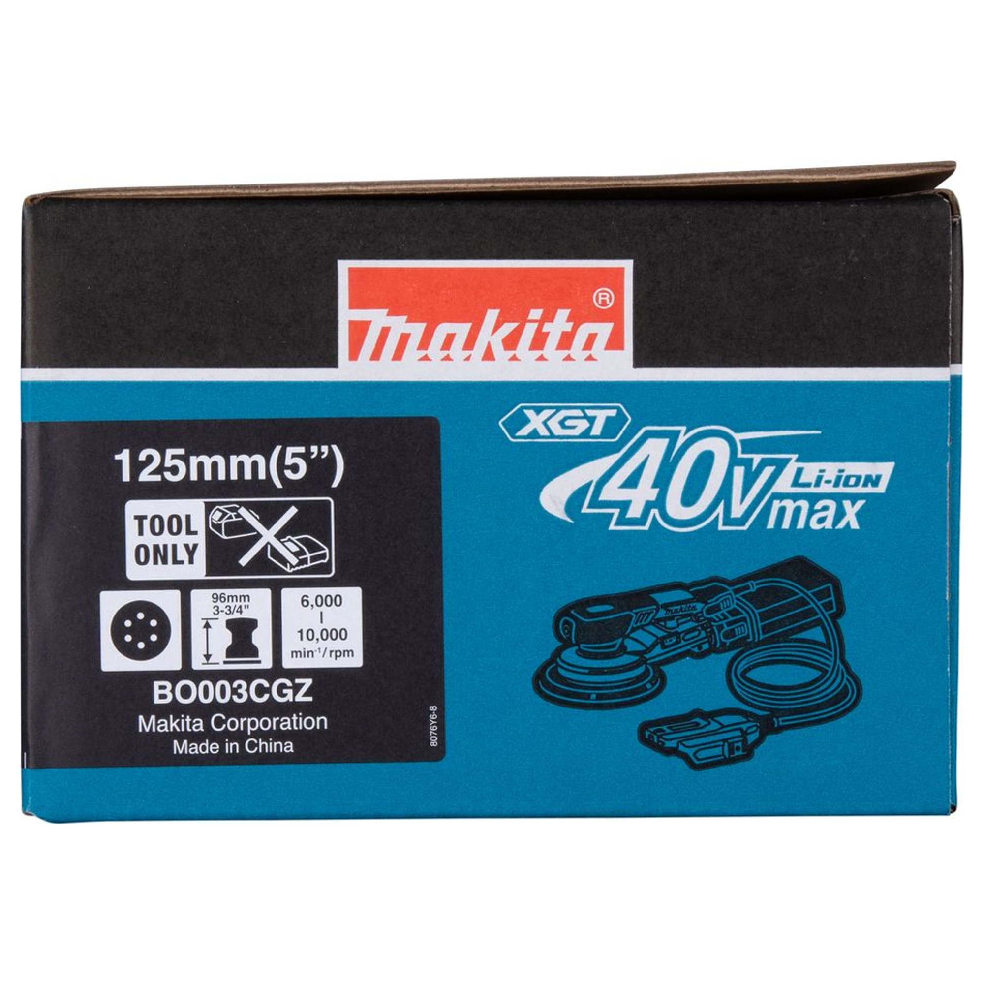 Levigatrice Rotorbitale Makita BO003CGZ 40V