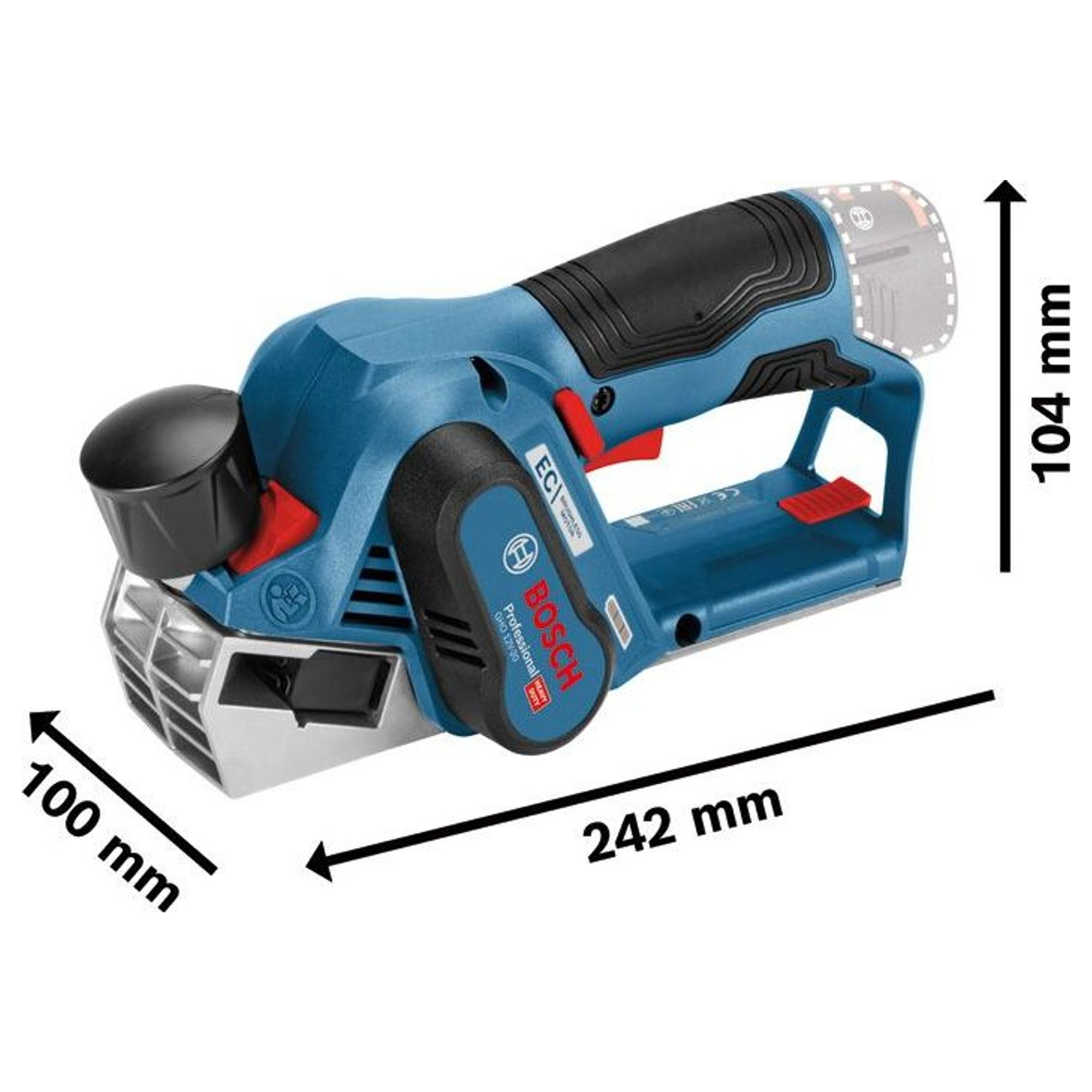 Pialletto Bosch GHO 12V-20 PRO 12V 3Ah