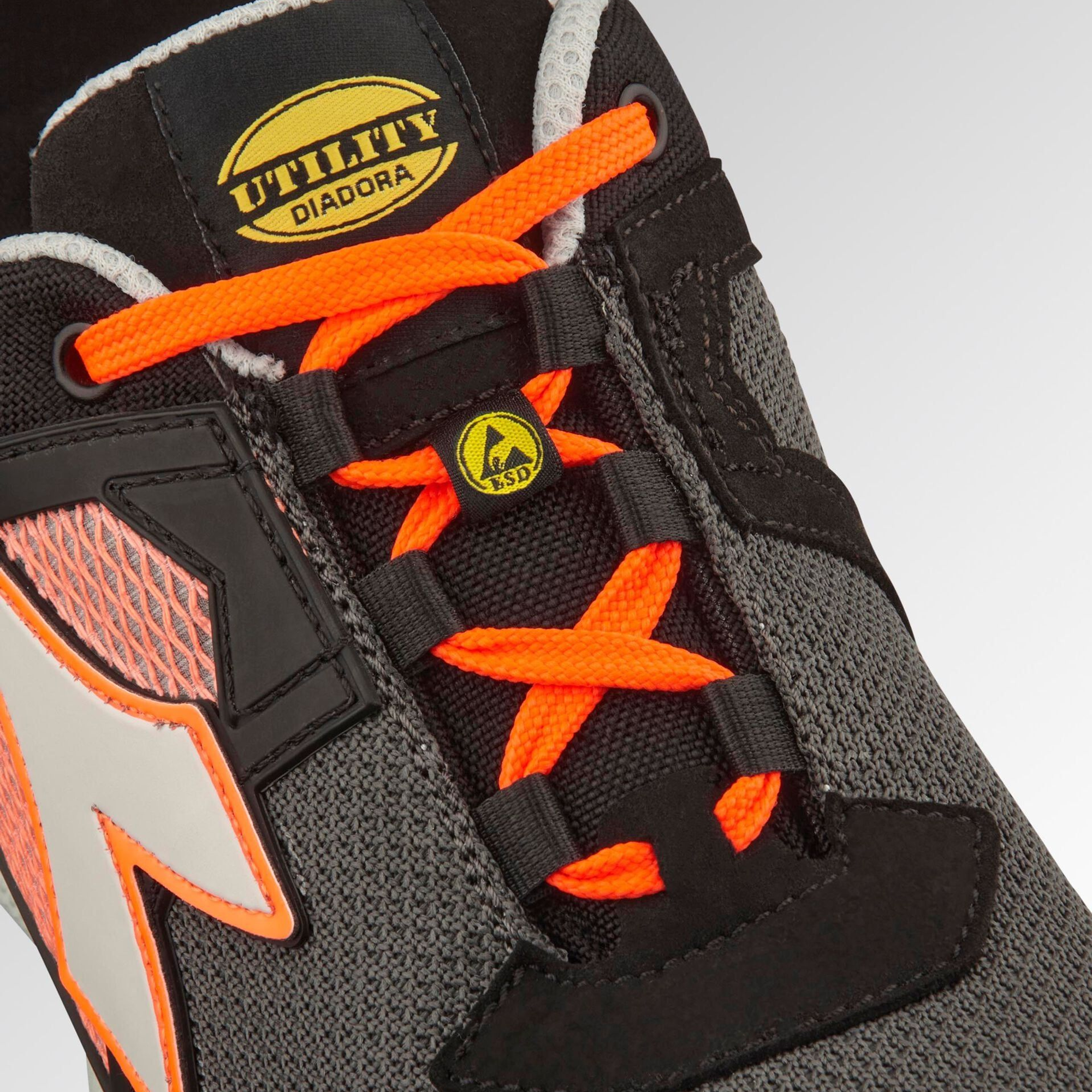 Scarpa Antinfortunistica Diadora Glove A.Box Low Ghost S1PS Orange Fluo