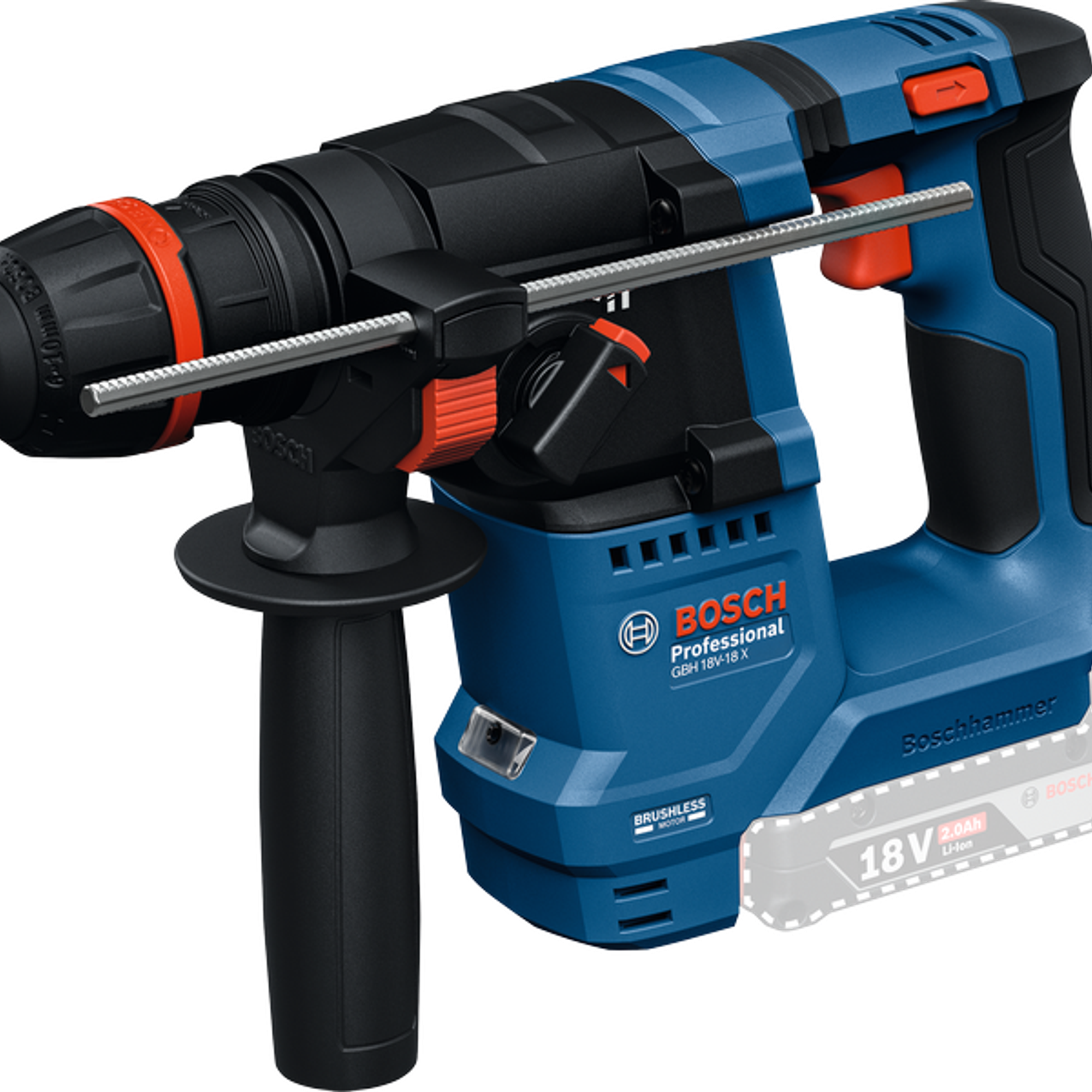 Martello Perforatore Bosch GBH 18V-18 X PRO 18V