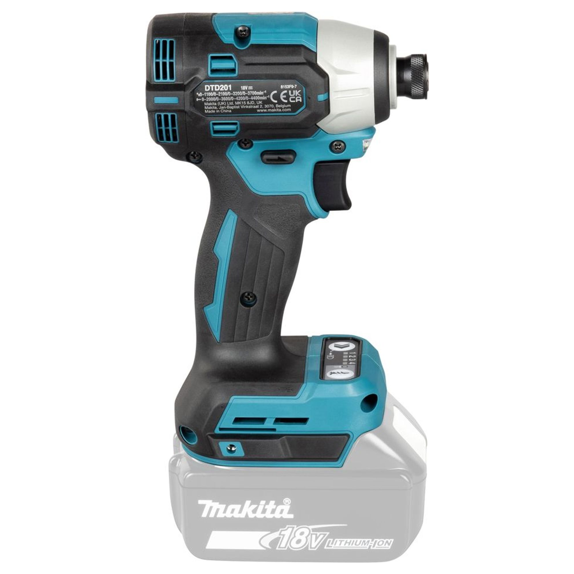 Avvitatore a impulsi Makita DTD201ZJ 18V