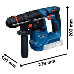 Martello Perforatore Bosch GBH 18V-18 X PRO 18V 2Ah