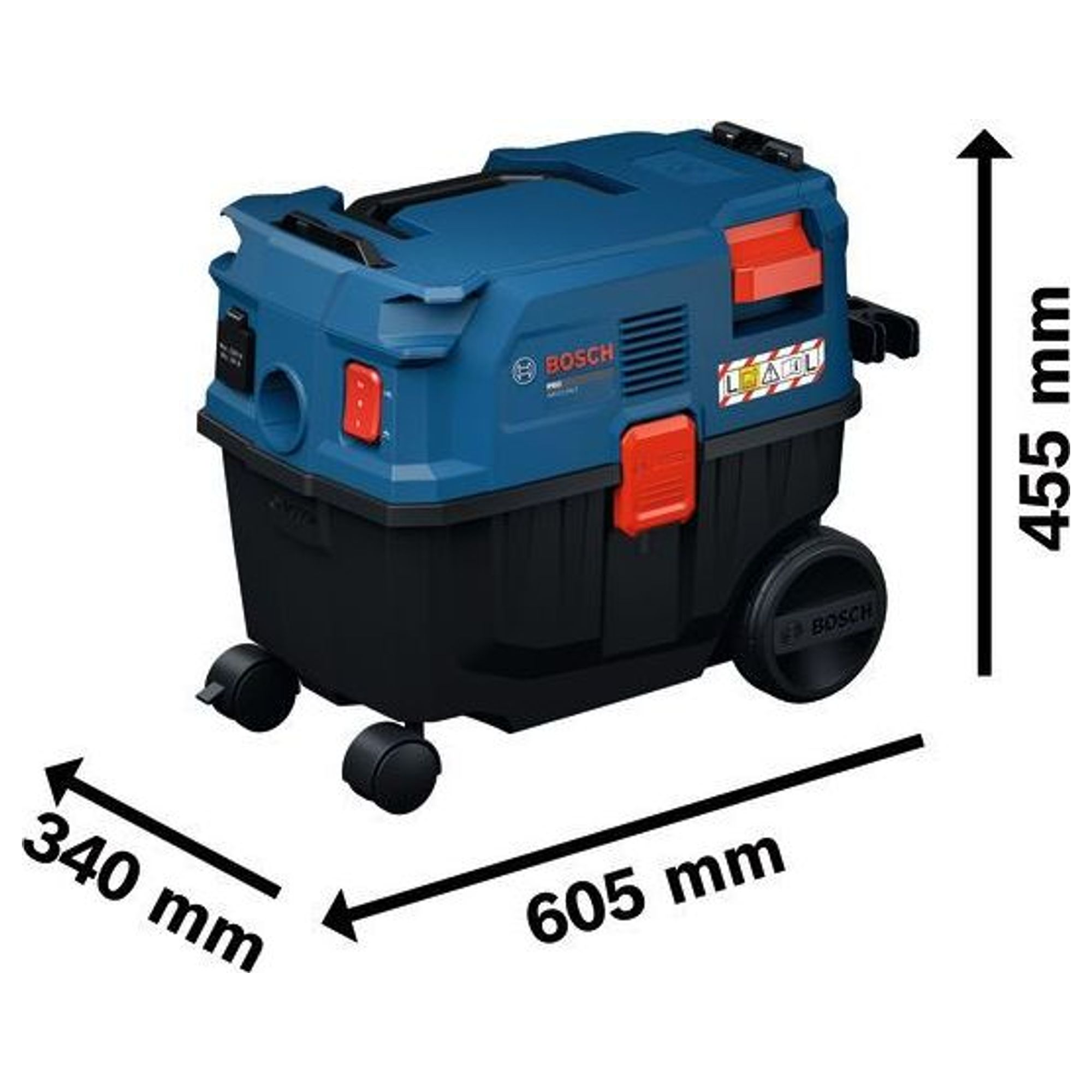 Aspiratore Bosch Professional GAS12-25LS PRO 1200W