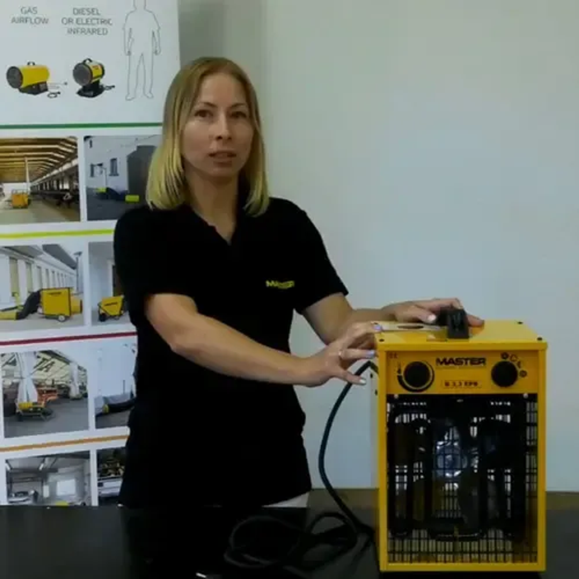 Riscaldatore Aria Elettrico a Ventola Master B 5