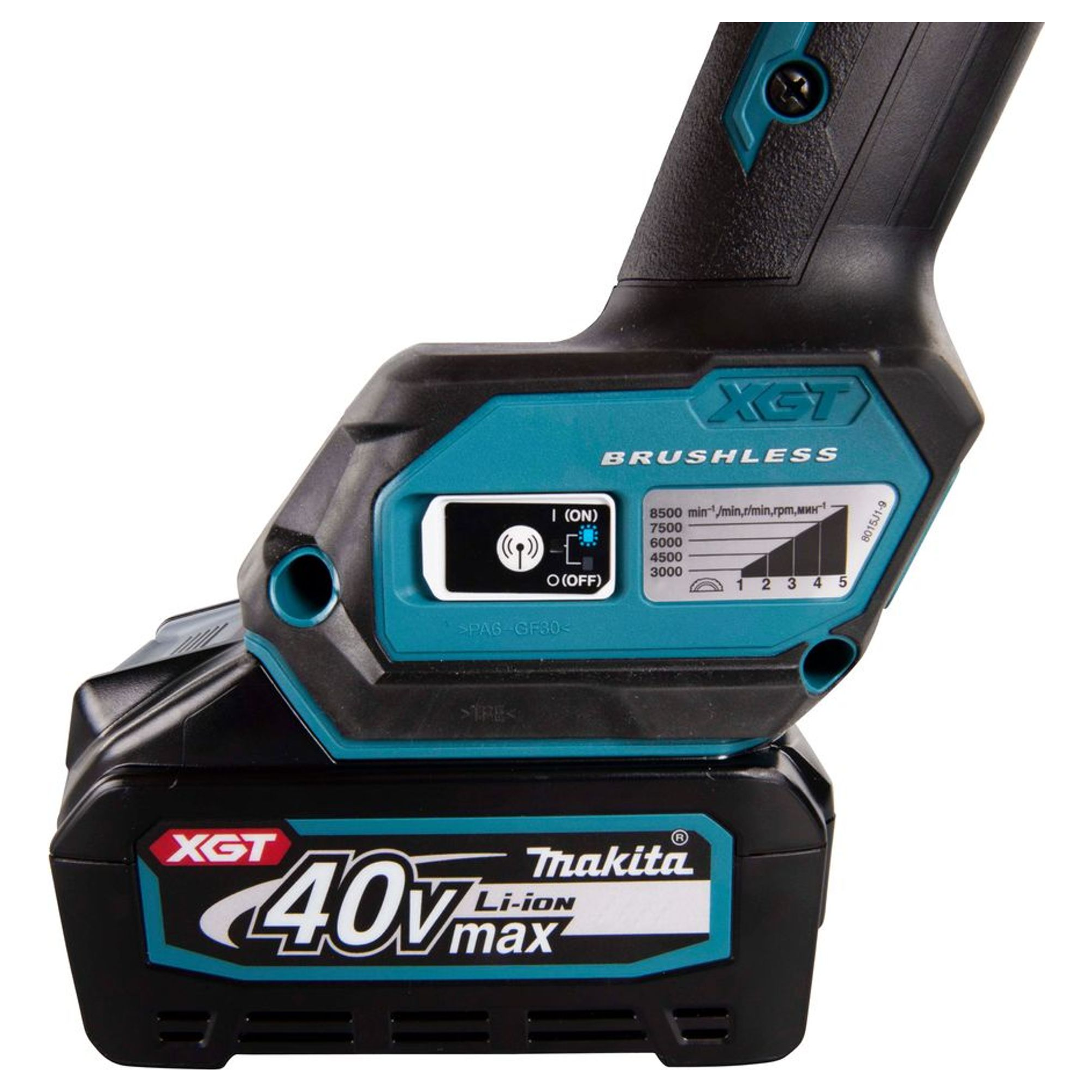 Smerigliatrice Makita GA023GU201 40V 4Ah