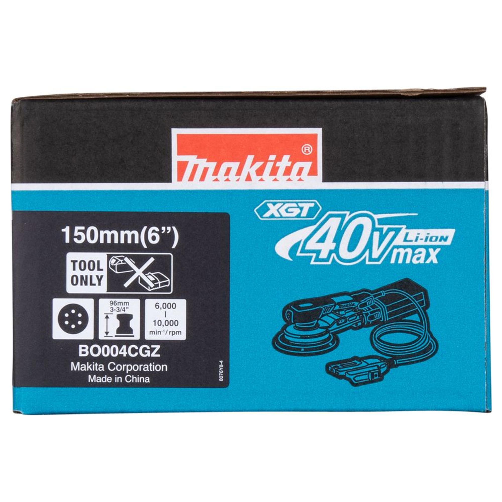 Levigatrice Rotorbitale Makita BO004CGZ 40V