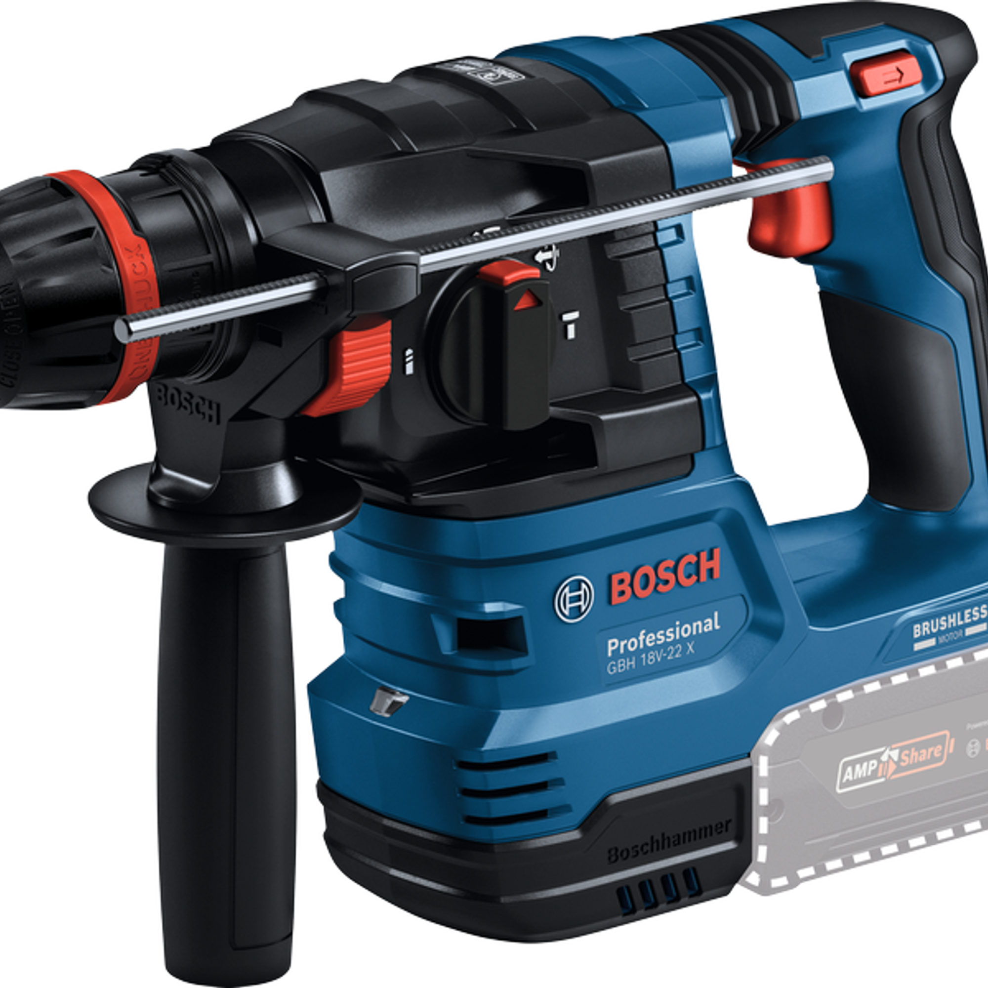 Martello Perforatore Bosch GBH 18V-22 X PRO 18V 4Ah