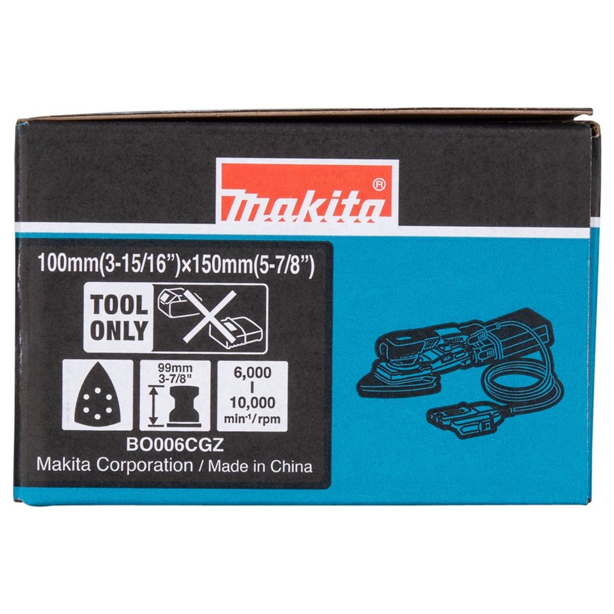 Levigatrice Orbitale Delta Makita BO006CGZ 40V