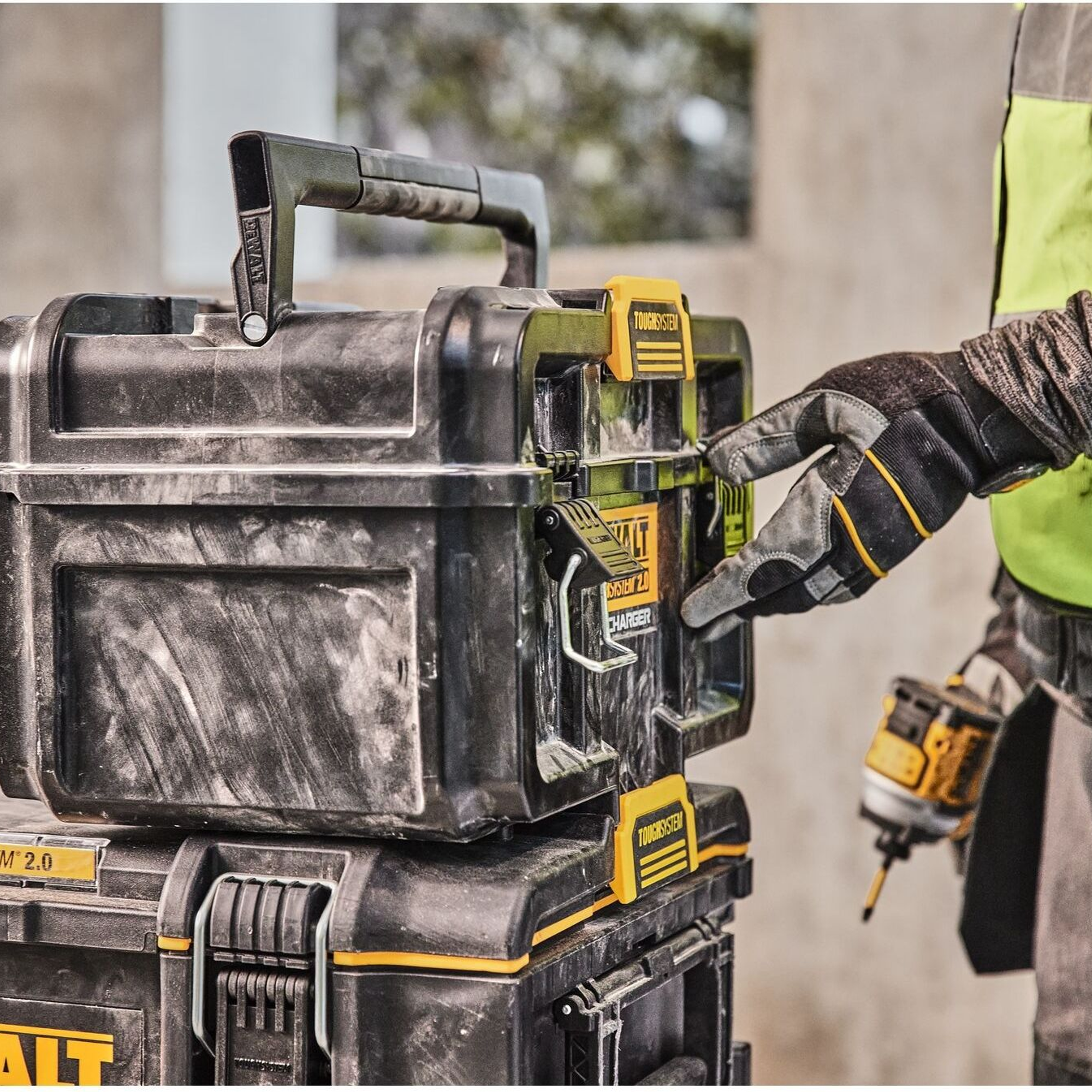 Caricabatterie Doppio Dewalt DWST83471-QW ToughSystem 2.0