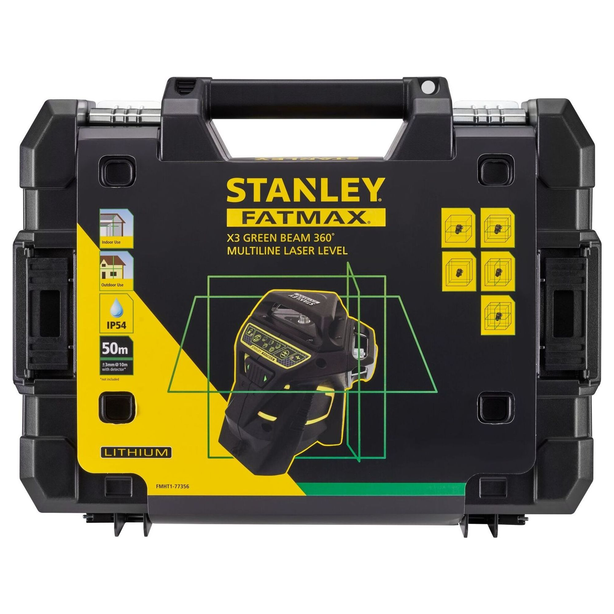 Livella Laser Stanley FatMax X3G FMHT1-77356 Raggio Verde