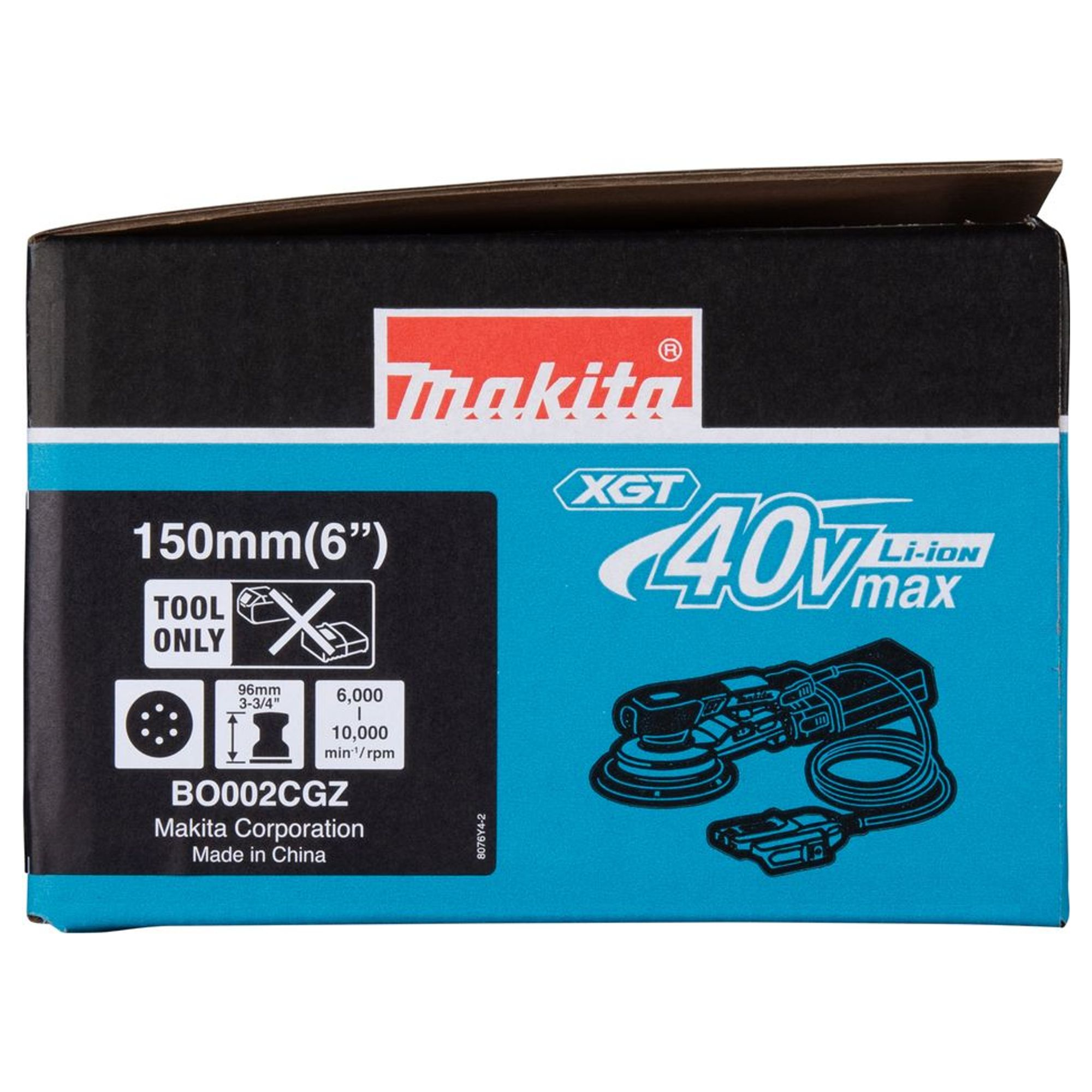 Levigatrice Rotorbitale Makita BO002CGZ 40V